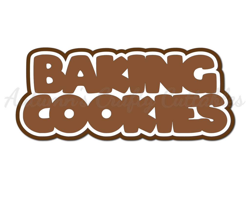 Baking Cookies - Digital Cut File - SVG - INSTANT DOWNLOAD – Autumn's ...