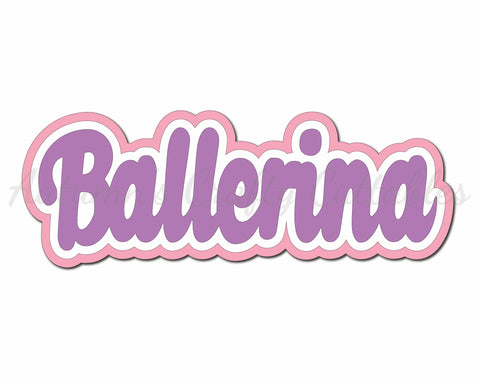 Ballerina - Digital Cut File - SVG - INSTANT DOWNLOAD