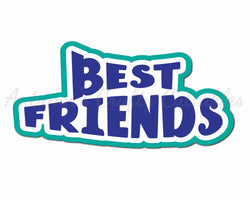 Best Friends - Digital Cut File - SVG - INSTANT DOWNLOAD