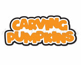 Carving Pumpkins - Digital Cut File - SVG - INSTANT DOWNLOAD