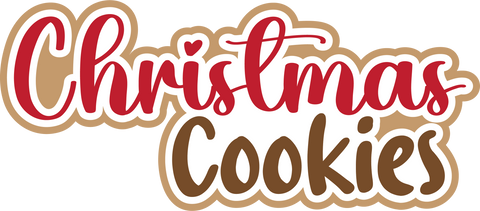 Christmas Cookies - Digital Cut File - SVG - INSTANT DOWNLOAD