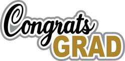 Congrats Grad - Digital Cut File - SVG - INSTANT DOWNLOAD