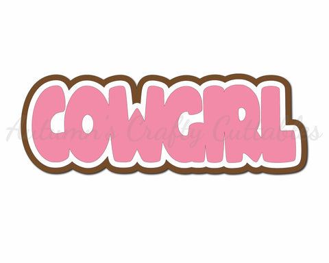 Cowgirl - Digital Cut File - SVG - INSTANT DOWNLOAD