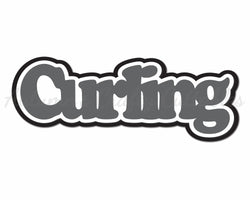 Curling - Digital Cut File - SVG - INSTANT DOWNLOAD