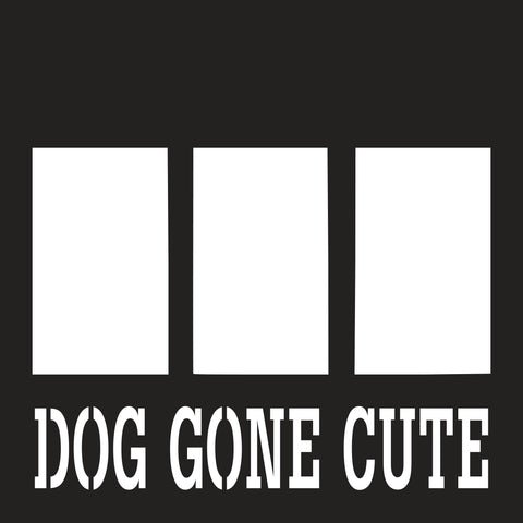 Dog Gone Cute - 3 Frames - Scrapbook Page Overlay - Digital Cut File - SVG - INSTANT DOWNLOAD
