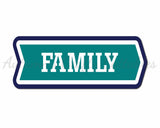Family - Digital Cut File - SVG - INSTANT DOWNLOAD