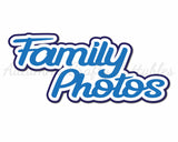 Family Photos - Digital Cut File - SVG - INSTANT DOWNLOAD