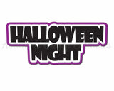 Halloween Night - Digital Cut File - SVG - INSTANT DOWNLOAD