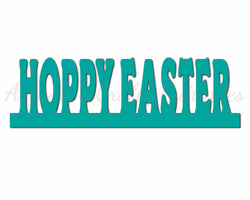 Hoppy Easter - Digital Cut File - SVG - INSTANT DOWNLOAD