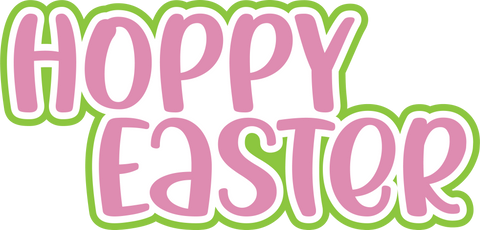 Hoppy Easter - Digital Cut File - SVG - INSTANT DOWNLOAD