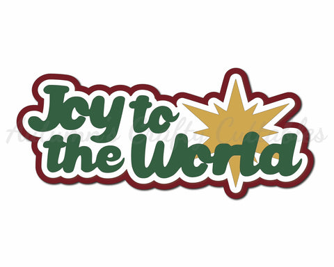 Joy to the World - Digital Cut File - SVG - INSTANT DOWNLOAD
