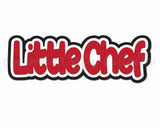 Little Chef - Digital Cut File - SVG - INSTANT DOWNLOAD