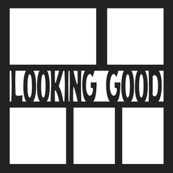 Looking Good - 5 Frames - Scrapbook Page Overlay - Digital Cut File - SVG - INSTANT DOWNLOAD