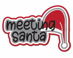 Meeting Santa - Digital Cut File - SVG - INSTANT DOWNLOAD