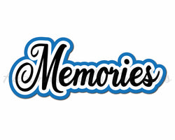 Memories  - Digital Cut File - SVG - INSTANT DOWNLOAD