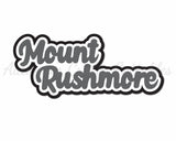Mount Rushmore - Digital Cut File - SVG - INSTANT DOWNLOAD