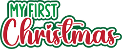 My First Christmas - Digital Cut File - SVG - INSTANT DOWNLOAD