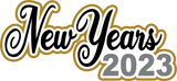 New Year 2023 - Digital Cut File - SVG - INSTANT DOWNLOAD