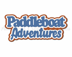 Paddleboat Adventures - Digital Cut File - SVG - INSTANT DOWNLOAD