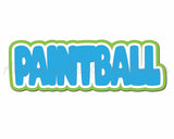 Paintball - Digital Cut File - SVG - INSTANT DOWNLOAD