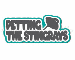 Petting the Stingrays - Digital Cut File - SVG - INSTANT DOWNLOAD