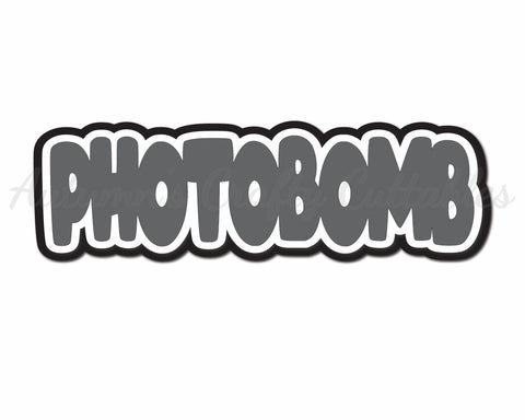 Photobomb - Digital Cut File - SVG - INSTANT DOWNLOAD