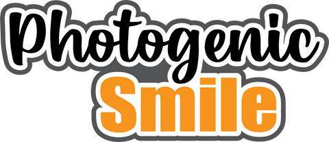 Photogenic Smile  - Digital Cut File - SVG - INSTANT DOWNLOAD