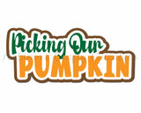 Picking Our Pumpkin - Digital Cut File - SVG - INSTANT DOWNLOAD