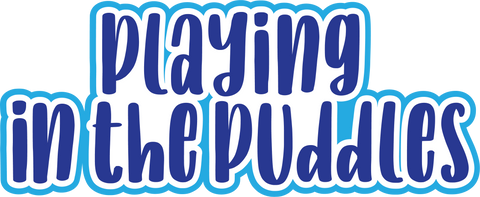 Playing in the Puddles - Digital Cut File - SVG - INSTANT DOWNLOAD