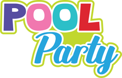 Pool Party - Digital Cut File - SVG - INSTANT DOWNLOAD