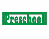 Preschool - Digital Cut File - SVG - INSTANT DOWNLOAD