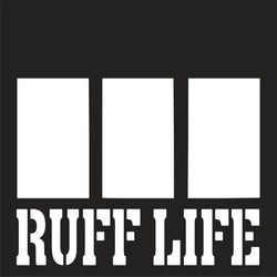 Ruff Life - 3 Frames - Scrapbook Page Overlay - Digital Cut File - SVG - INSTANT DOWNLOAD