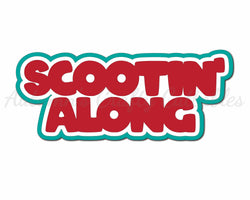 Scootin' Along - Digital Cut File - SVG - INSTANT DOWNLOAD
