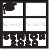 Senior 2020 - Scrapbook Page Overlay - Digital Cut File - SVG - INSTANT DOWNLOAD