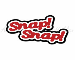 Snap Snap - Digital Cut File - SVG - INSTANT DOWNLOAD