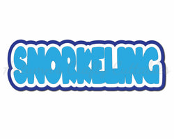 Snorkeling - Digital Cut File - SVG - INSTANT DOWNLOAD