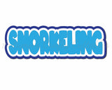 Snorkeling - Digital Cut File - SVG - INSTANT DOWNLOAD