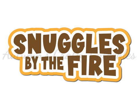 Snuggles by the Fire - Digital Cut File - SVG - INSTANT DOWNLOAD