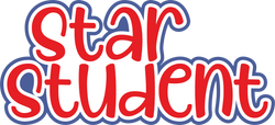 Star Student - Digital Cut File - SVG - INSTANT DOWNLOAD