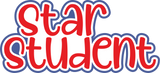 Star Student - Digital Cut File - SVG - INSTANT DOWNLOAD