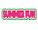 Summer Fun - Digital Cut File - SVG - INSTANT DOWNLOAD