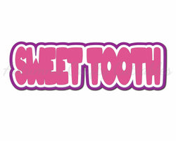 Sweet Tooth  - Digital Cut File - SVG - INSTANT DOWNLOAD