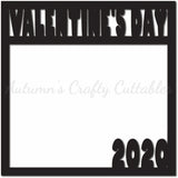 Valentine's Day 2020 - Scrapbook Page Overlay - Digital Cut File - SVG - INSTANT DOWNLOAD