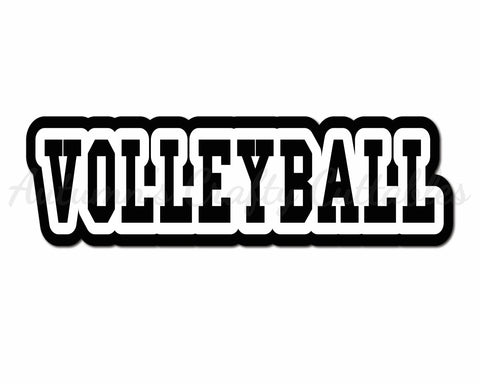 Volleyball - Digital Cut File - SVG - INSTANT DOWNLOAD