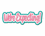 We're Expecting! - Digital Cut File - SVG - INSTANT DOWNLOAD