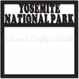 Yosemite National Park - Scrapbook Page Overlay - Digital Cut File - SVG - INSTANT DOWNLOAD